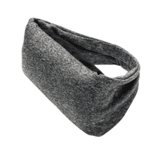 Coussin Avion Cervical Yeux 22cm Gris