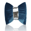 Coussin Noeud Ceinture Argent Bleu 1