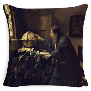 Coussin Visage Peinture 45x45cm 9