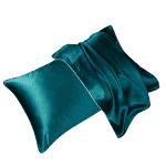 Coussin Carré Anke Drechel JAMILA FRAME P. – Bleu Et Or, Broderie Soie Velours 45x45 Cm (sans Garnissage)