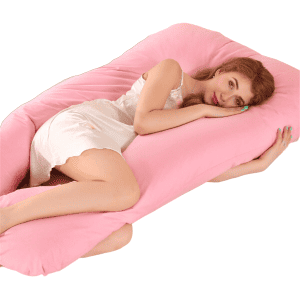 Coussin de Grossesse U 70x130cm Rose