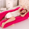 Coussin de Grossesse U 70x130cm Rouge 1