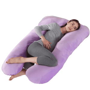 Coussin de Grossesse U 70x130cm Violet 2