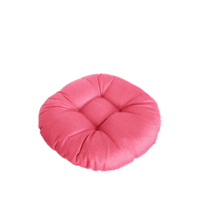 Coussin de Chaise Rond 50x50cm Rose