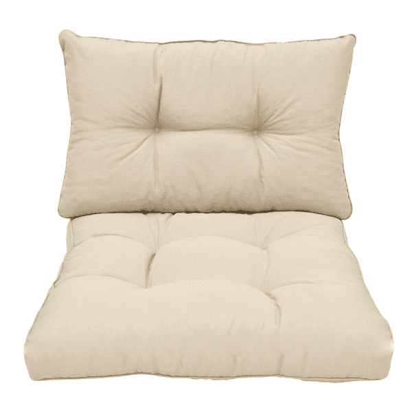 Coussins De Chaise Bechoanigel Lot De 4 - 40x40cm, Tissu Polyester, Attaches Antidérapantes, Intérieur/extérieur, Couleur Brune