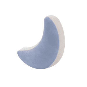 Coussin Enfant Motif Lune Bleu