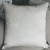 Housse pour Coussin Pompon Blanche