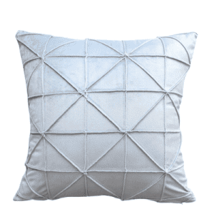 Coussin de Canapé Traits Velours 45x45cm Bleu