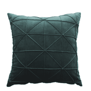 Coussin de Canapé Traits Velours 50x50cm Vert