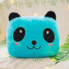 Coussin Panda Lumineux 35x30cm Bleu 1