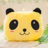 Coussin Panda Lumineux 35x30cm Jaune 1