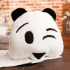 Coussin Panda Mains 30cm Clin Oeil 1