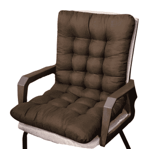 Coussin Pour Fauteuil et Salon Jardin 45x85cm Marron