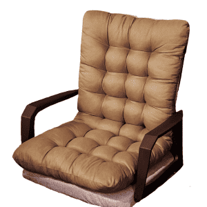 Coussin Pour Fauteuil et Salon Jardin 45x85cm Marron Clair