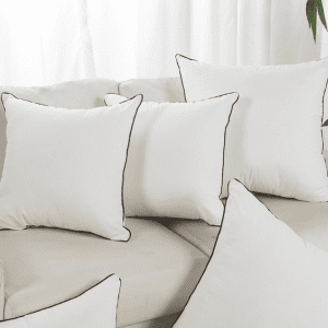 Coussin AHD Amazing Home Design 4 coussins rembourrés en similicuir