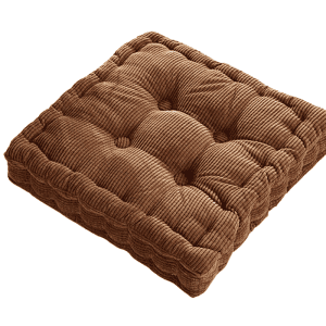 Coussin Sol Carré 48x48cm Marron