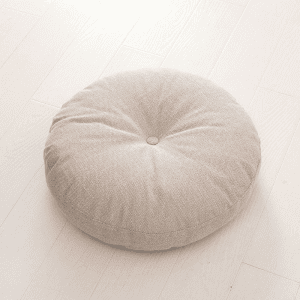 Coussin Sol Rond Beige