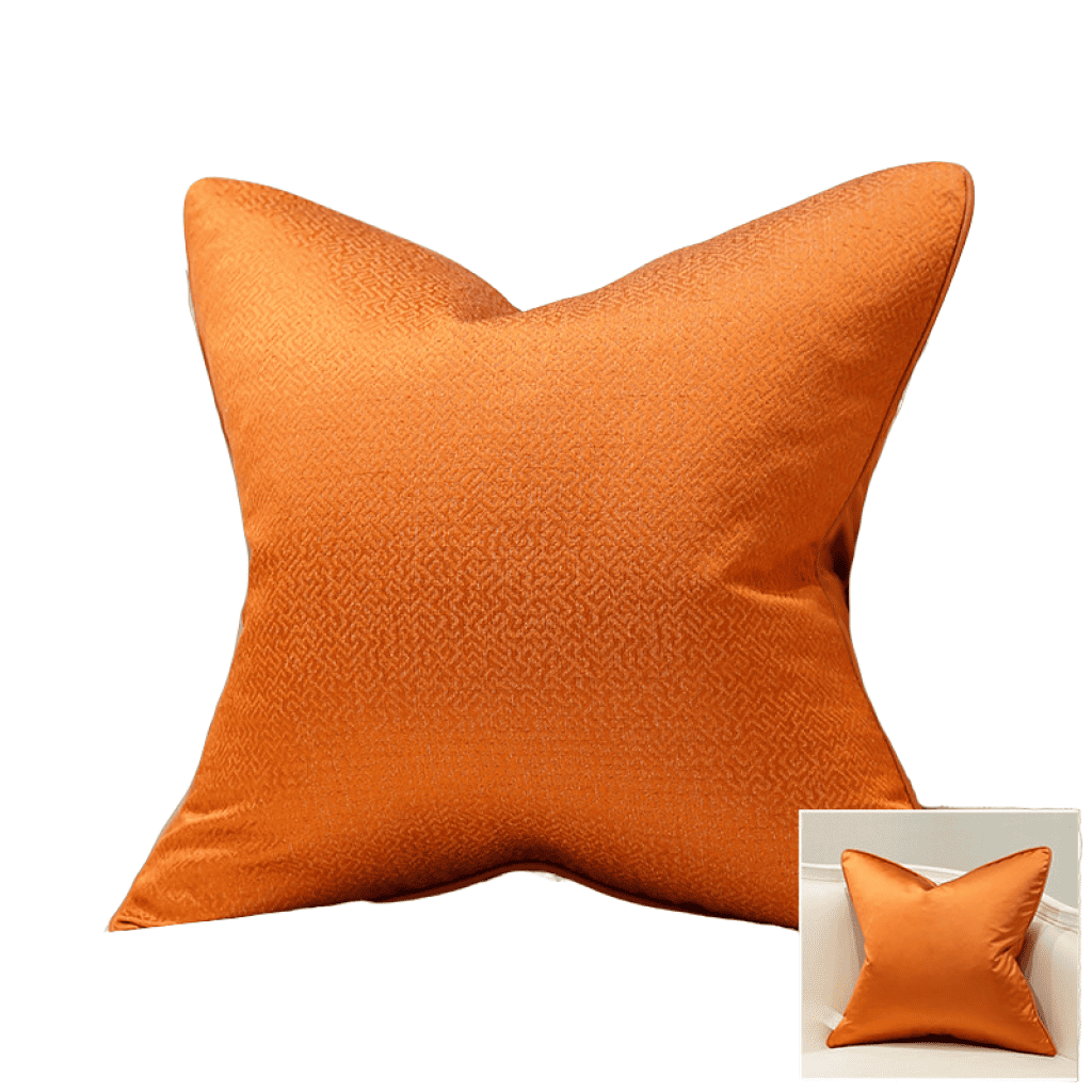 Coussin Orange Rectangulaire (Housse uniquement) main image 0