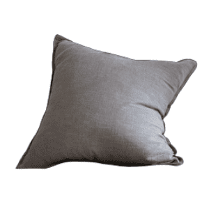Housse pour Coussin Lin 45x45cm Gris