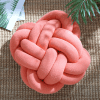 Coussin Noeud 39x30cm Rose 1
