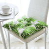 Coussin pour Chaise 40x40cm Feuilles Vert Blanc 1
