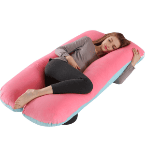 Coussin pour Grossesse 140x80cm Rose Turquoise