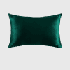 Taie Oreiller Soie Mûrier Vert Emeraude