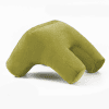 Coussin pour Voyager Polyvalent 27x25cm Vert 1